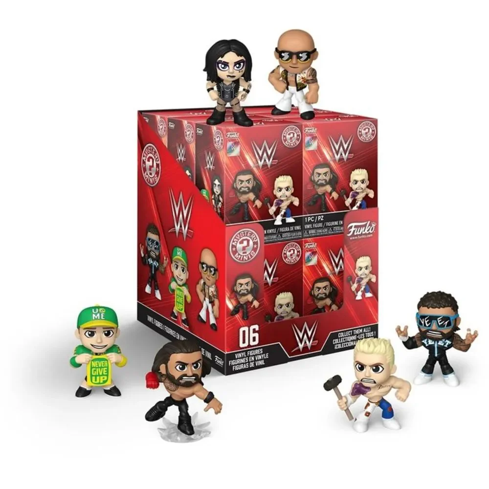 Funko Mystery Minis: WWE (One Random Mystery Mini Per Purchase) COLLECTIBLES - Picture 1 of 4